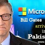 Co-founder of Microsoft Bill Gates arrives in Pakistan