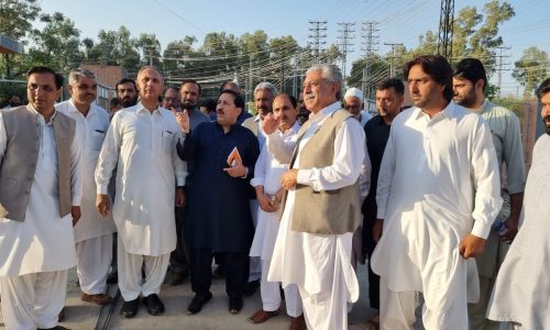 وزیربرائے اقتصادی امورجناب عمرایوب خان نے 30 کروڑ کی خطیر فنڈنگ سے  حطار 132kva گریڈ اسٹیشن کی تکمیل کا افتتاح کردیا